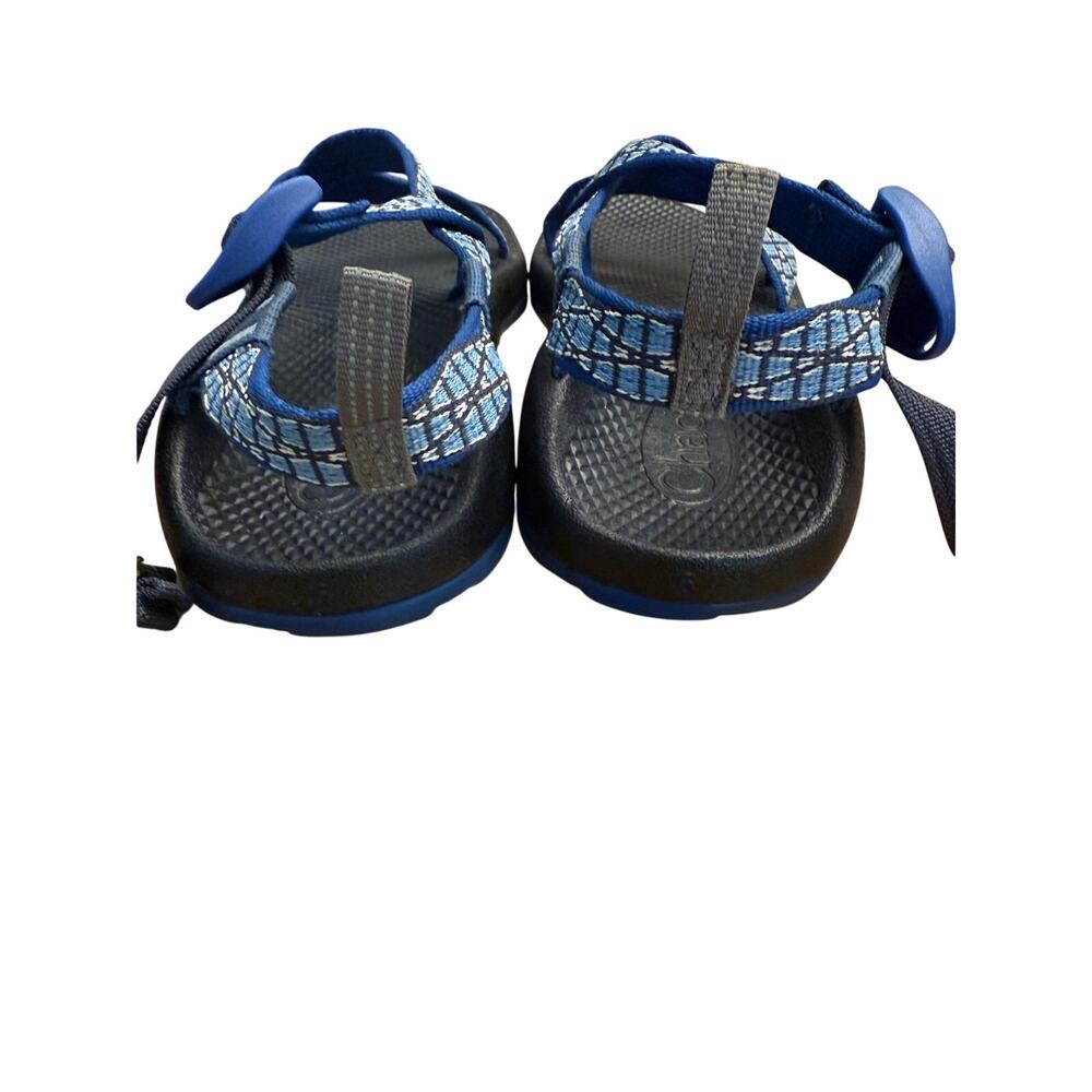 Chaco Big Kids Z/1 EcoTread Sandals Sz 6 Blue Rubber Hiking Outdoor Youth Shoes - Picture 2 of 5